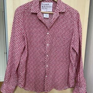 Frank & Eileen linen blouse, size S